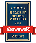 Newsweek Top Online Colleges logo